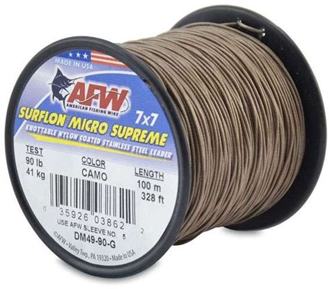 Surflon Micro Supreme Nylon Coated 7x7 Stainless Steel Leader .
